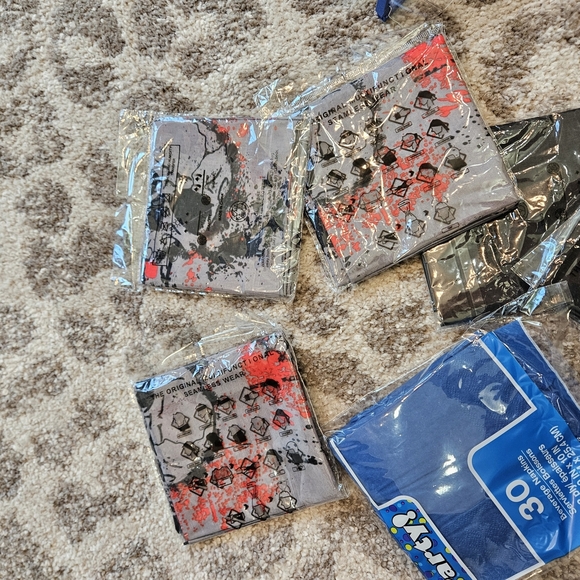 Camouflage and Flame Pattern Kids Bandana Set - Picture 4 of 5